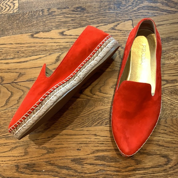 Prada Suede Espadrille Slip-Ons, Size 8 - Picture 2 of 4
